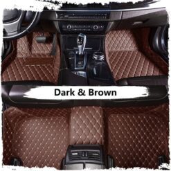 Dark Brown Luxury Custom Car Mats