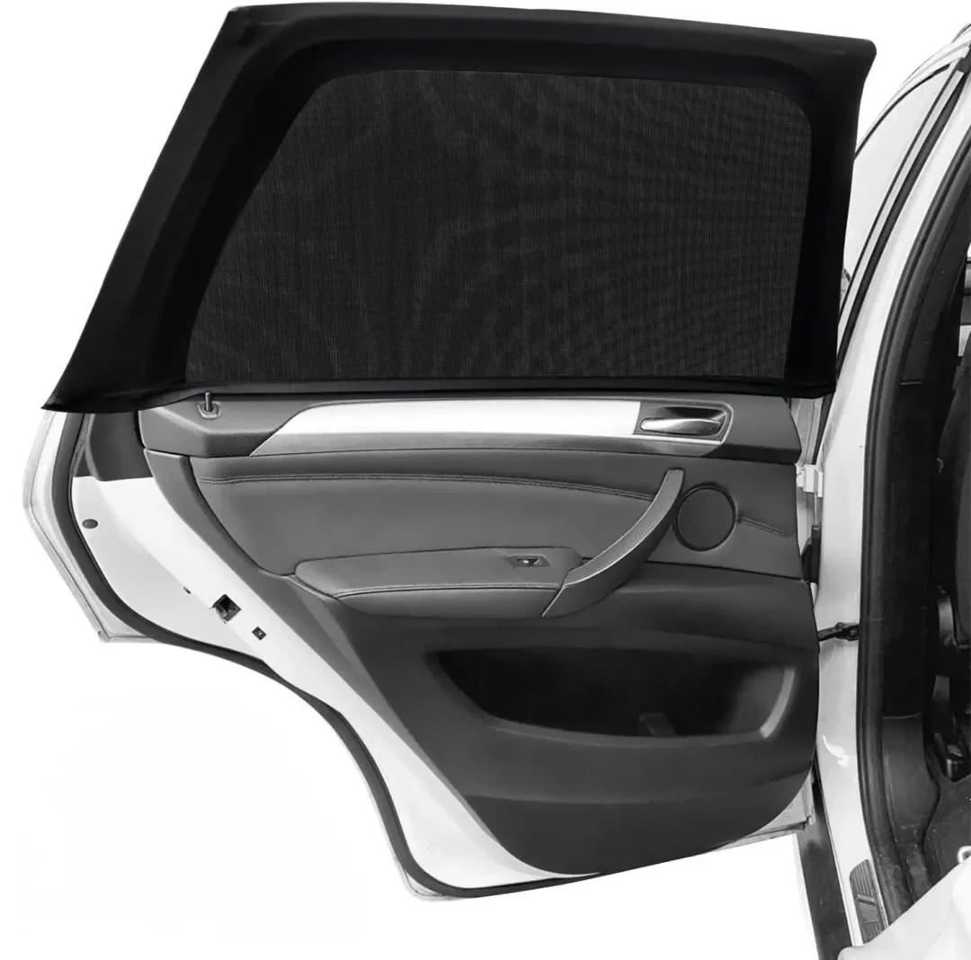 4PCS Car Window Sunshade & Bug Screen